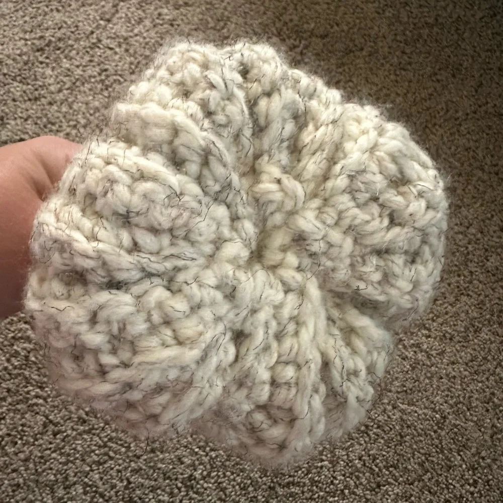 Handmade Knit Pumpkin Decor Set